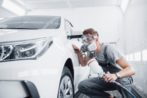 The,Procedure,Of,Painting,A,Car,In,The,Service,Center